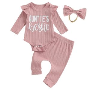 Auntie's Bestie Flutter Set Pink