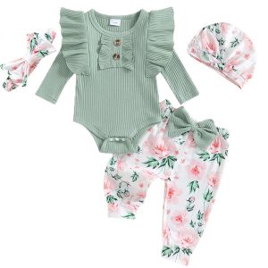 Imogen Floral Set Green