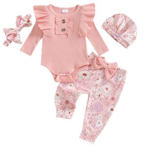 Imogen Floral Set Pink