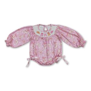 Long sleeves boots hat bow western baby girls romper
