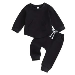 Fynaras Dip Hem Tracksuit Black